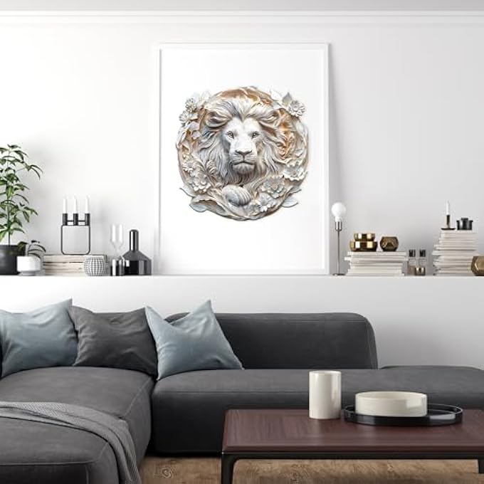 WOODEN PUZZLE ADULTS AND CHILDREN, 3D PAPER LION CIRCULAR UNIQUE PUZZLE, WOODEN PUZZLE ADULTS WITH WOODEN GIFT BOX (M-200 PIECES) - Image 4